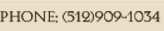 Phone: 512-909-1034